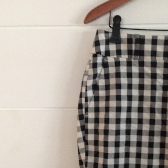 Ann Taylor Loft Gingham Julie Fit Slacks - Picture 2 of 8